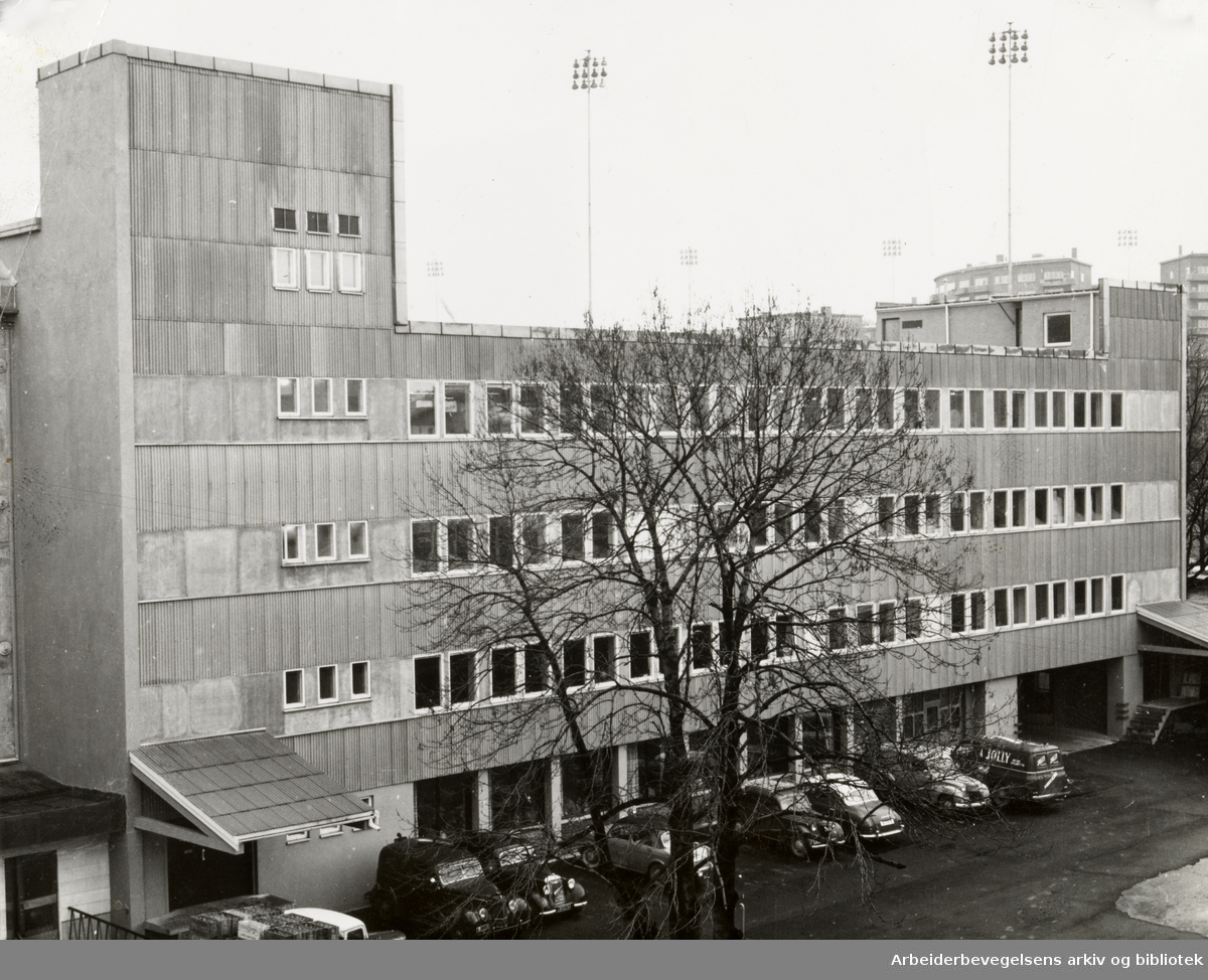 Landgaards tobakksfabrikk. Mars 1960