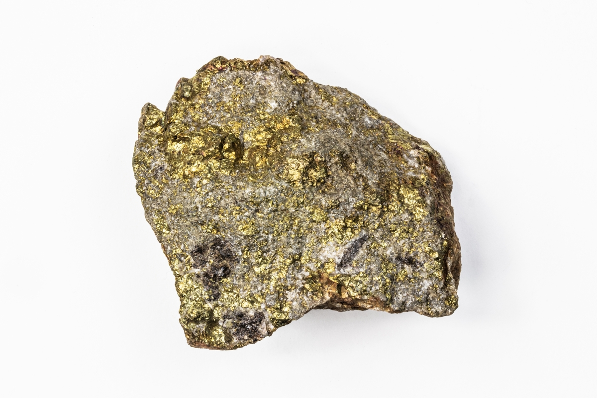 Ett mineral som består av koppar och järn i förening med svavel. Färgen är mässingsgul. Kopparkis kan vara blandat med silver och guld. Exemplaret kommer ifrån dåvarande Böhmen i Österrike-Ungern och ingår i Adolf Andersohns samling.