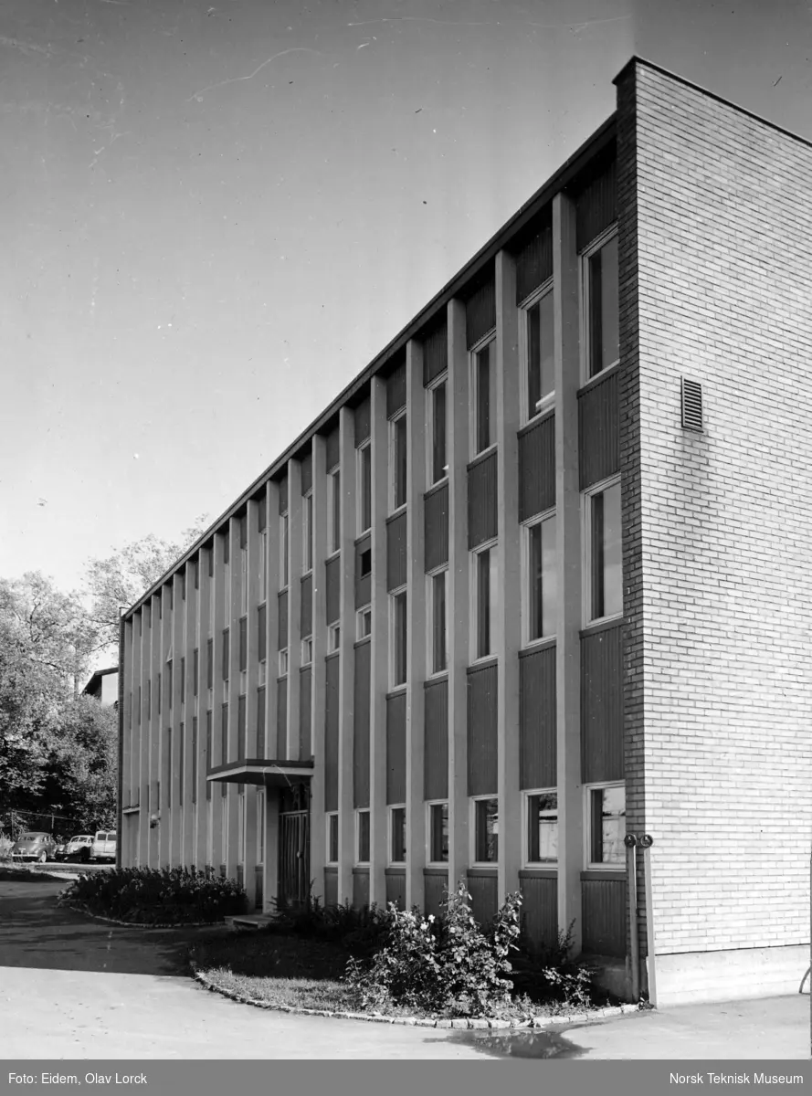 Elektrodefabrikken til Christiania Spigerverk som ble bygget i perioden 1960-64.