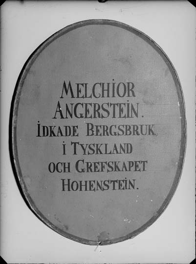 Minnestavla över Melchior Angerstien, Västerås Domkyrka.