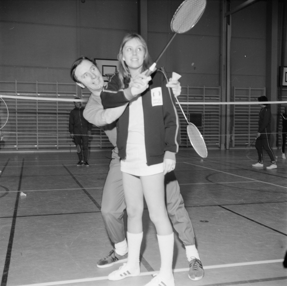 Badmintonkurs, Tierp, Uppland 1972