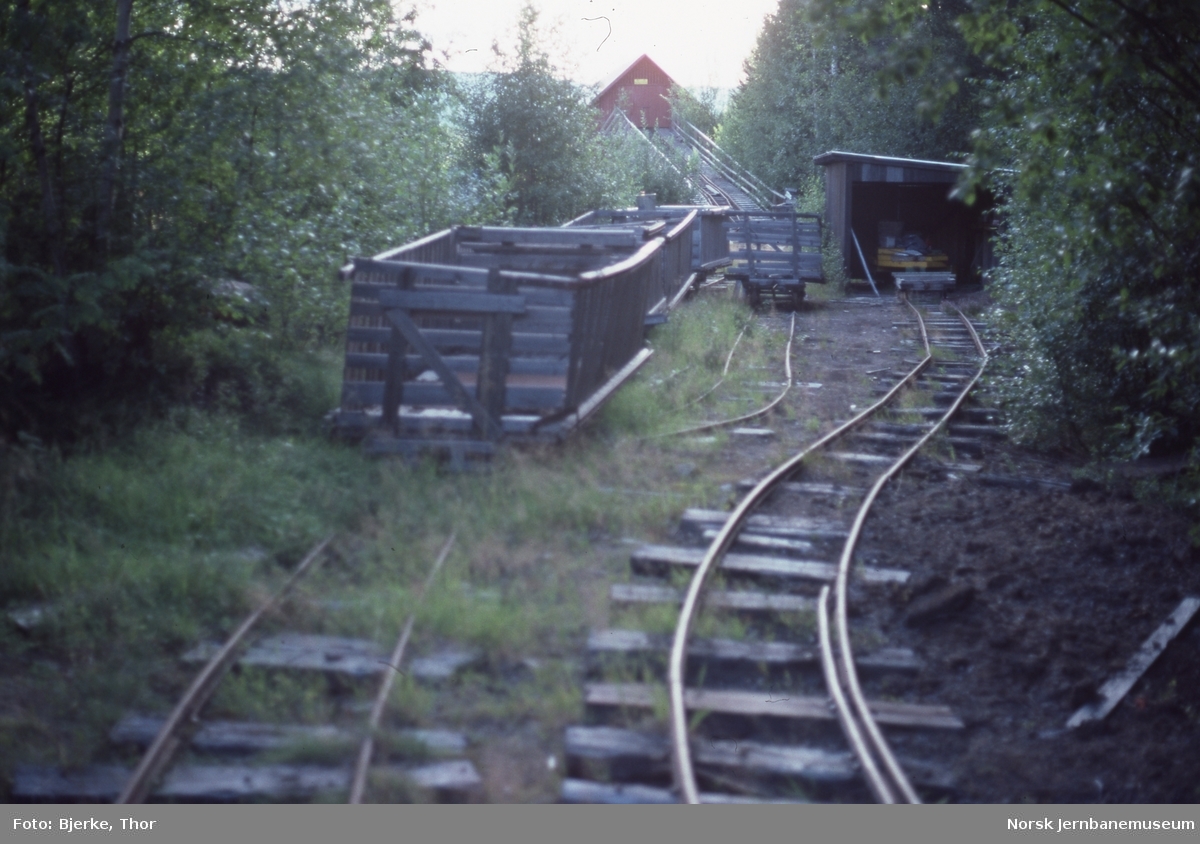 Nedlagt torvbane på Braskereidfoss