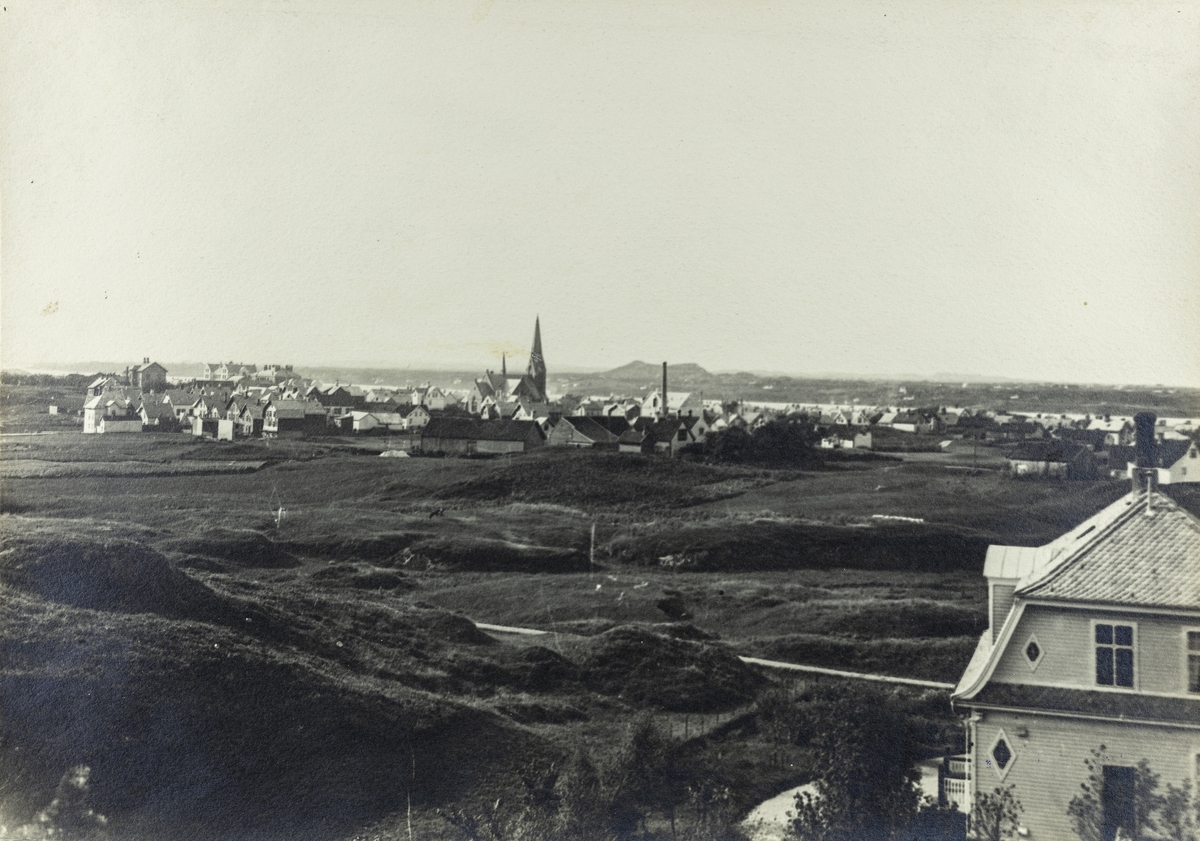 Utsikt fra Hest mot sydvest, ca. 1910.