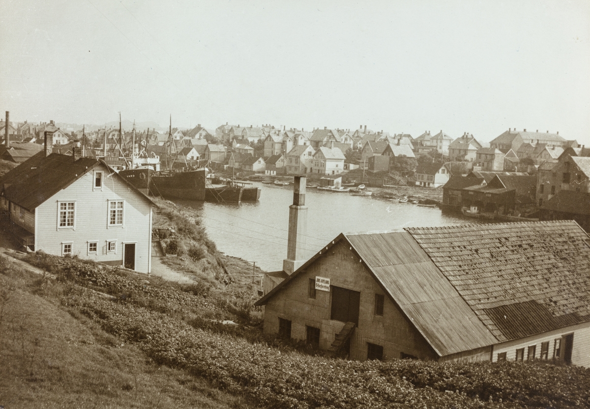 Haugesjøen sett mot sydvest, ca. 1940.