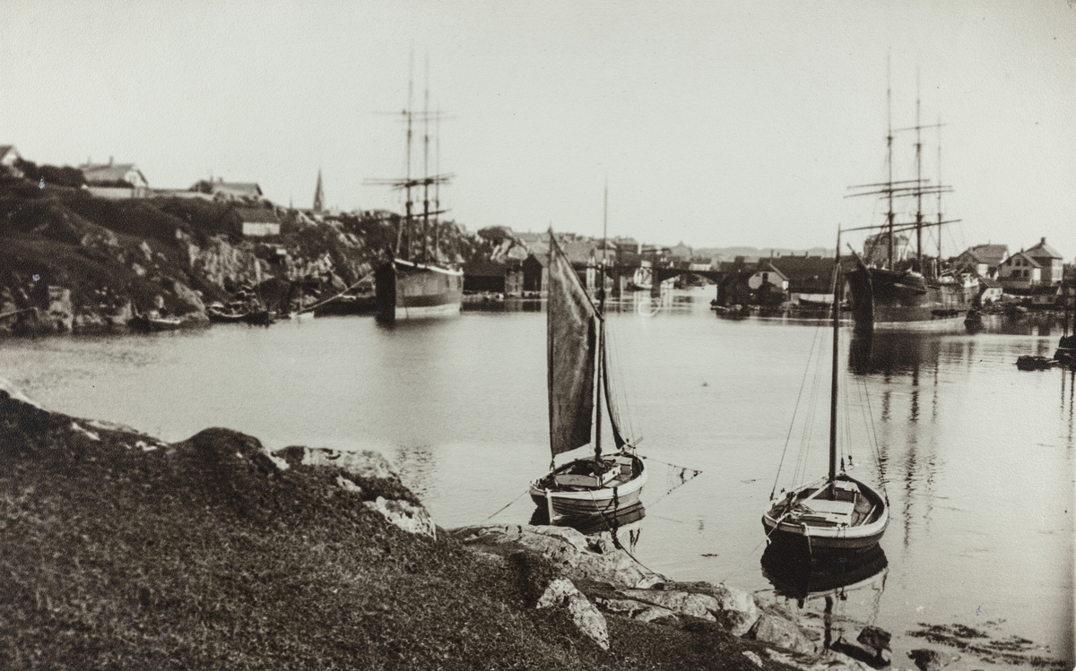 Haugesjøen sett mot sydvest, ca. 1902.
