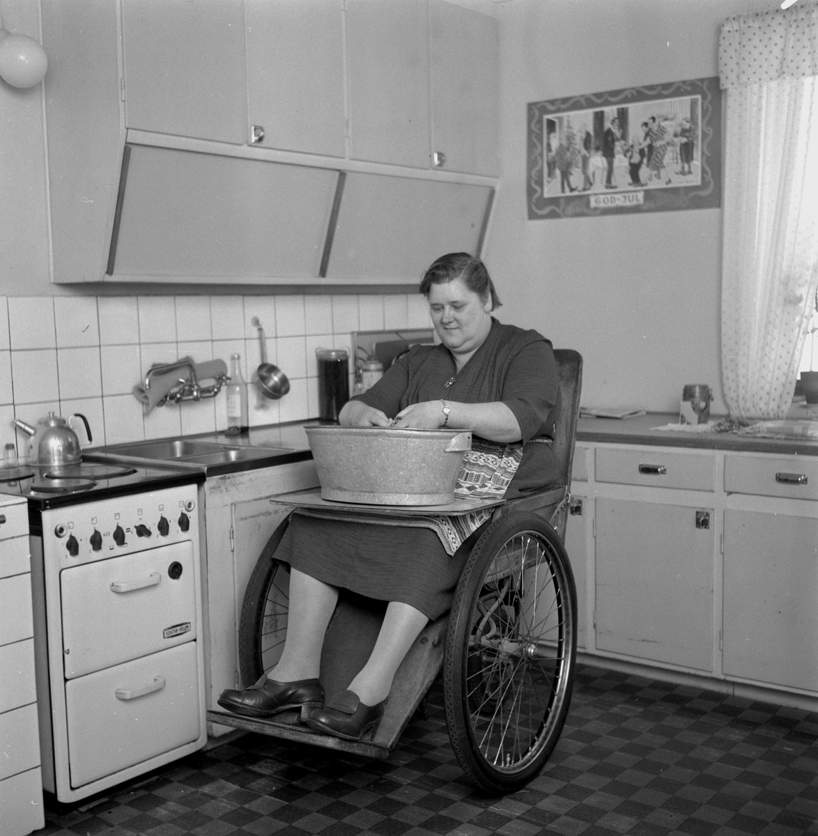 Poliofamilj i Nora. 
18 februari 1959.
