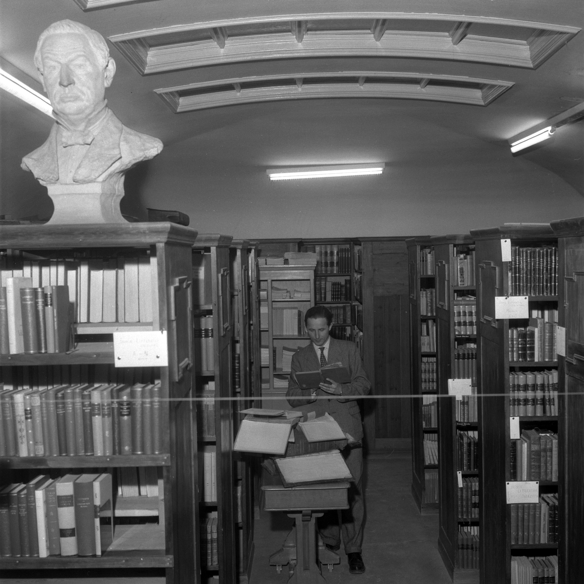Karros bibliotek.
27 februari 1959.