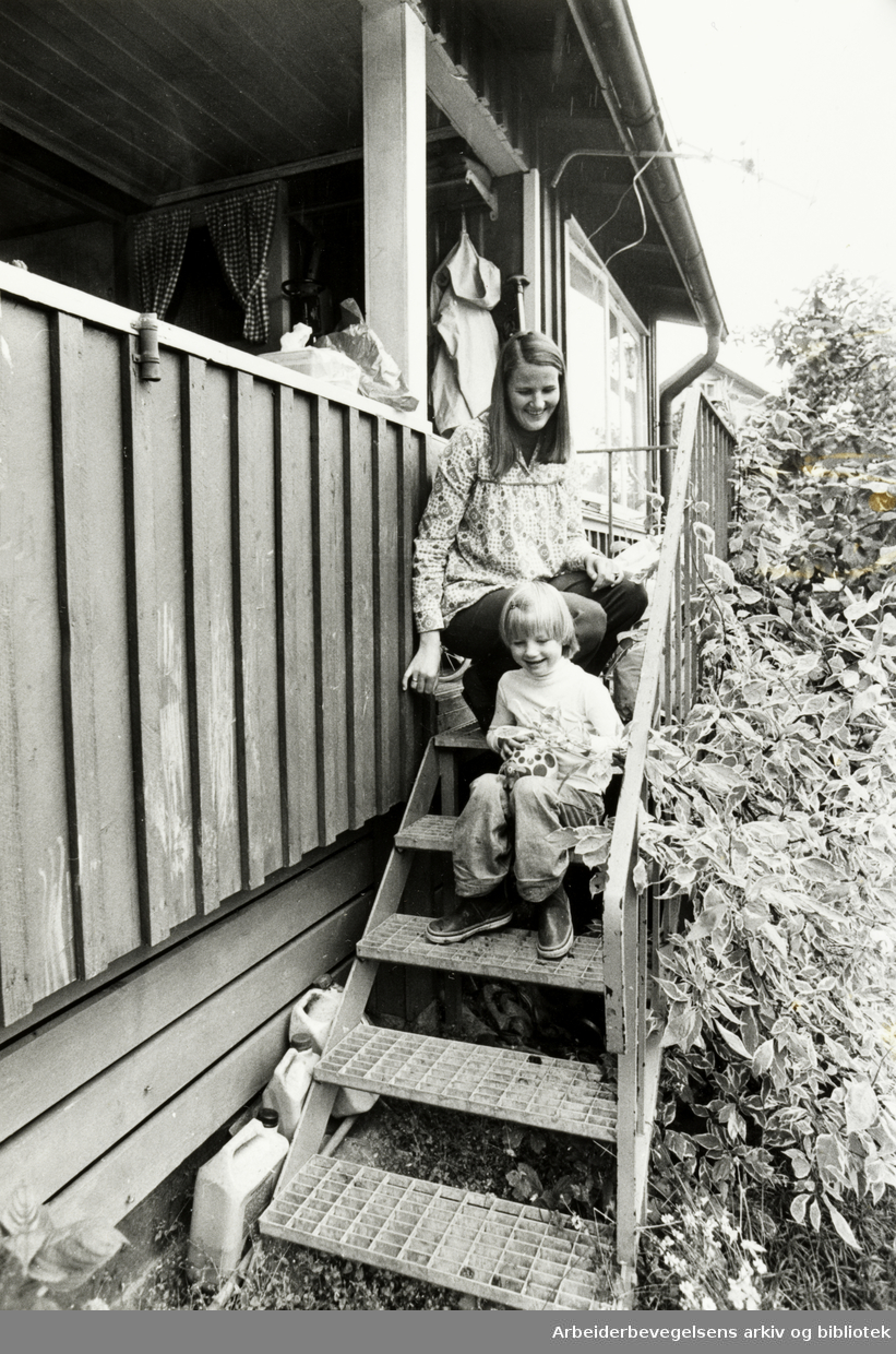 Rodeløkka kolonihage. August 1979