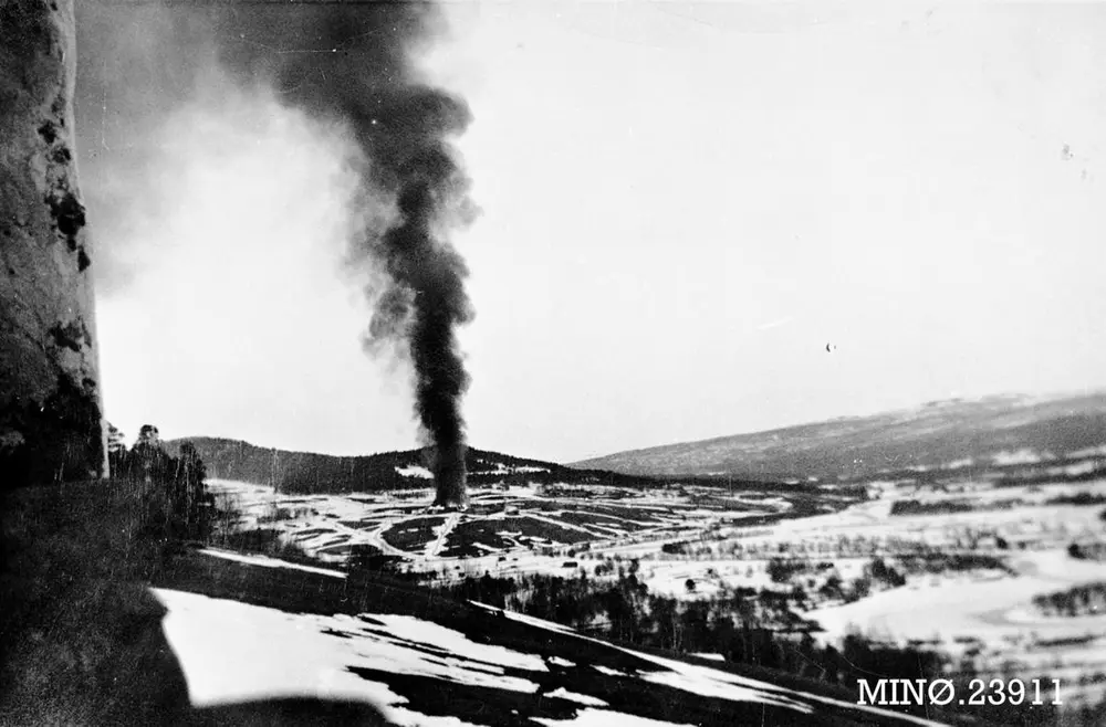 Os-gardene brenner krigen