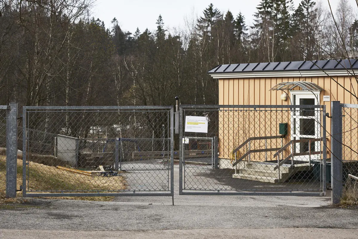 Stengt Østerås barnehage under koronanedstengningen