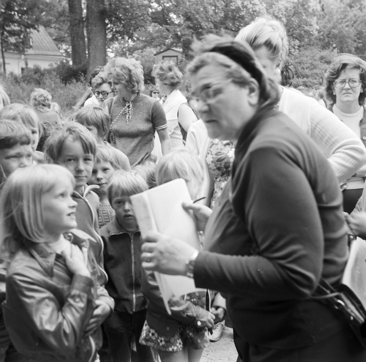 Simskolesart i Ullfors, Uppland juni 1972