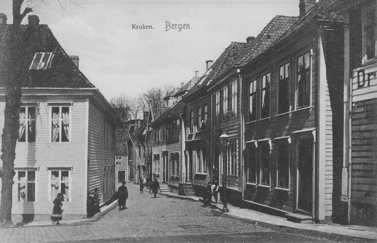 Bergen. Fra Kroken ved Dreggen