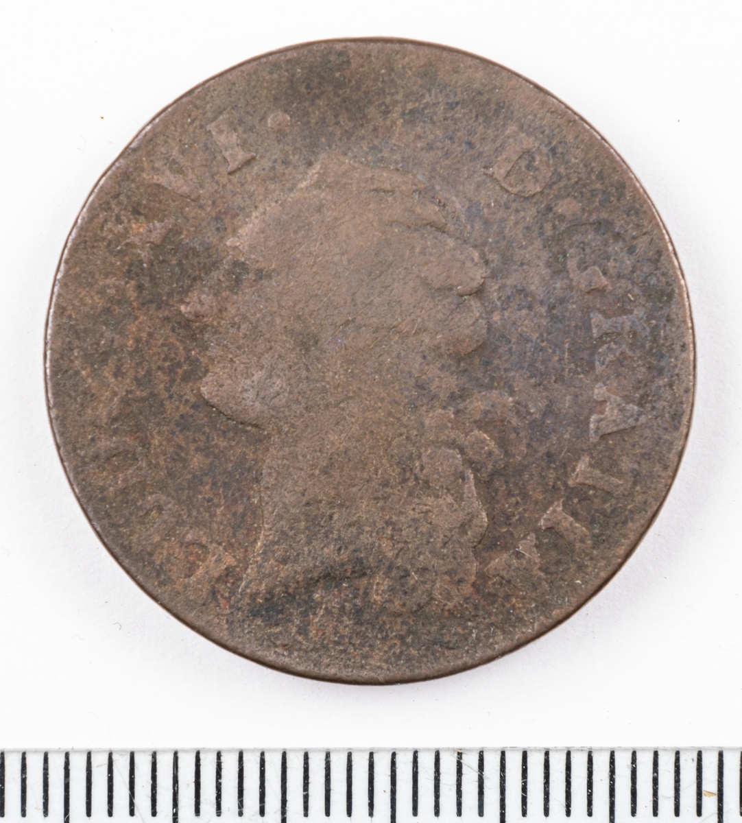 Mynt Frankrike 1790 1 Sol.