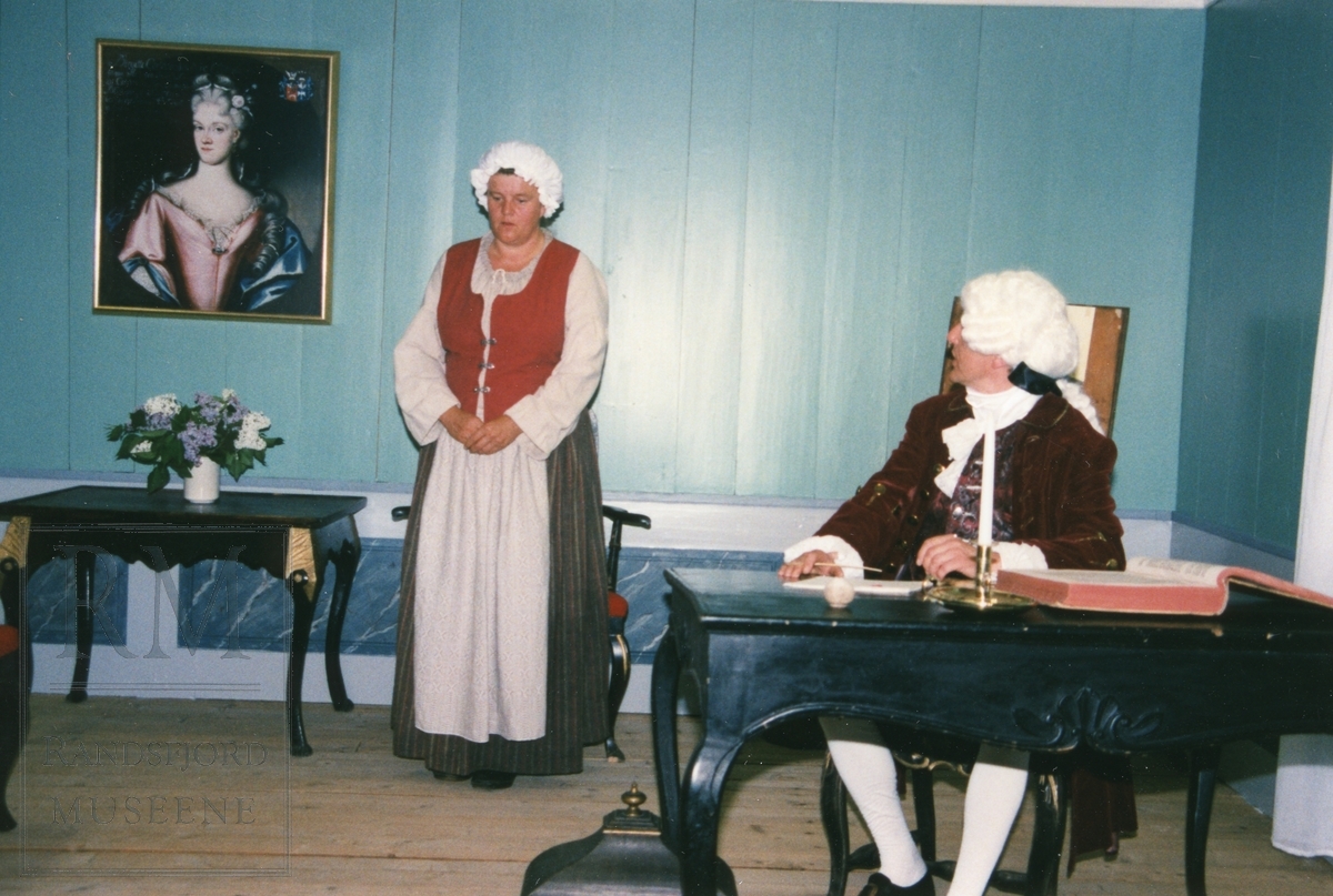Tablå, teater, om Christopher Hammer under Hammerseminaret 1995