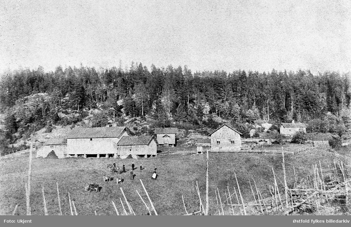 Parti fra Nordli gård i Spydeberg.