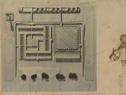 Utkast til hotell og kurssenter i Riyad i Saudi-Arabia [Foto