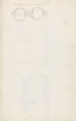 Del av et bronsealderbelte [Tegning]