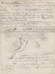 Studie av kvinne [Tegning]