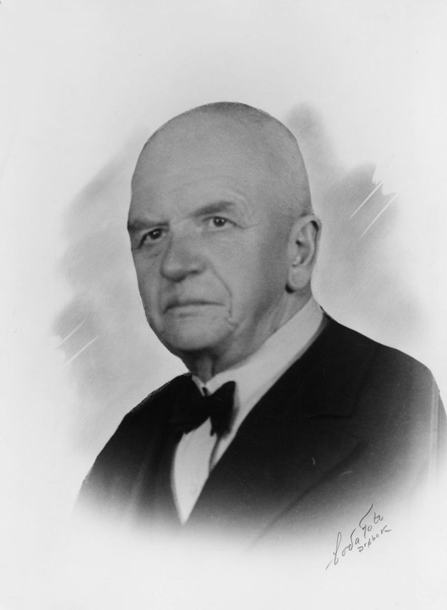 portrett, postmester, Thomas Wilhelm Gundersen
