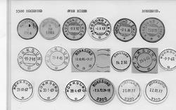 Stempelkatalog. 3300 Hokksund. Øvre Eiker kommune. Buskerud 