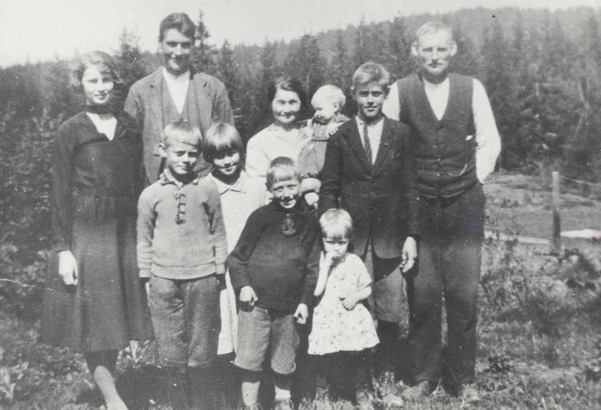 Familiebilde på Nygård 1931