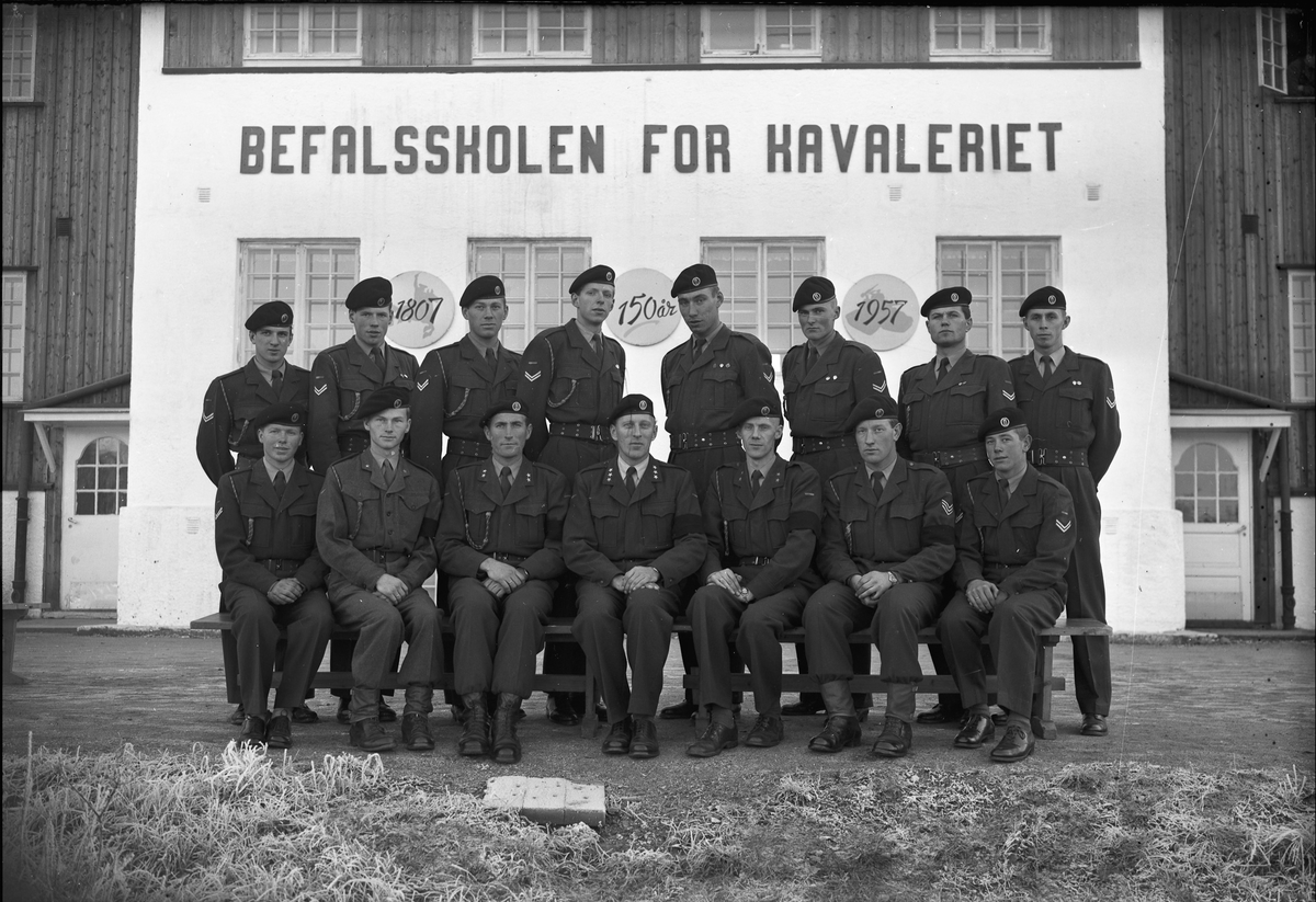 Befalsskolen for Kavaleriet, 1957. 150 års jubileum.