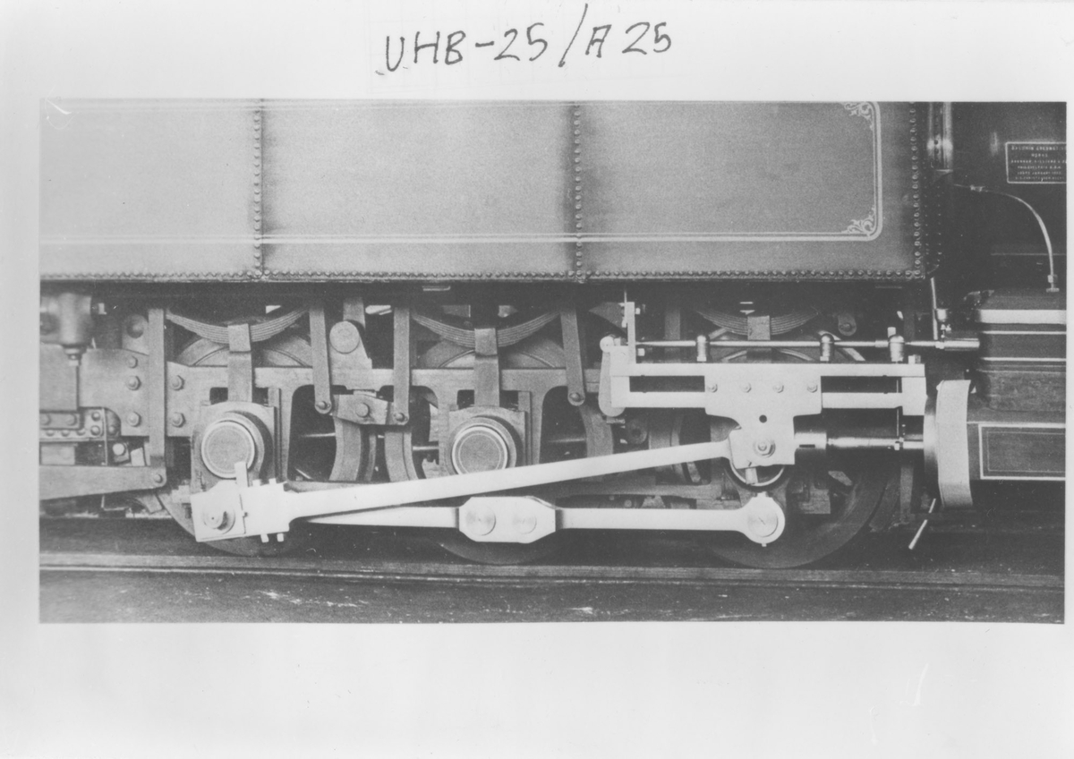 Leveransefoto av lok 3 Høland fra Baldwin Locomotive Works, Philadelphia, USA.