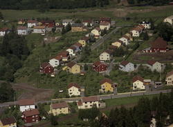 Kapellveien, med krysset ved Kjelsåsveien rett utenfor høyre