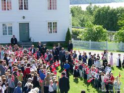 Kongebesøk i Nesset og Eidsvåg