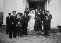 Bryllup ved Otrøy kirke.