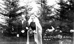 Ivar og Gerda Marstein, viet i Kors kirke 12.06.1920.
