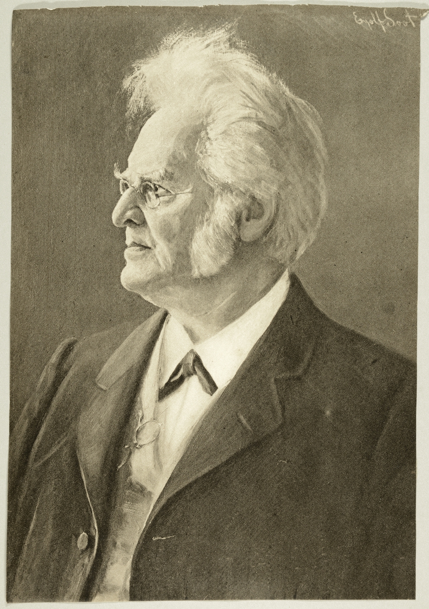 Portrett av Bjørnstjerne Bjørnson.