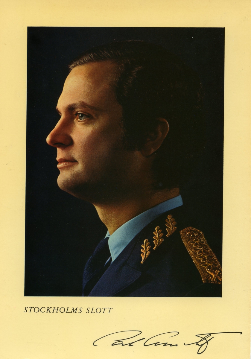 Carl XVI Gustaf.