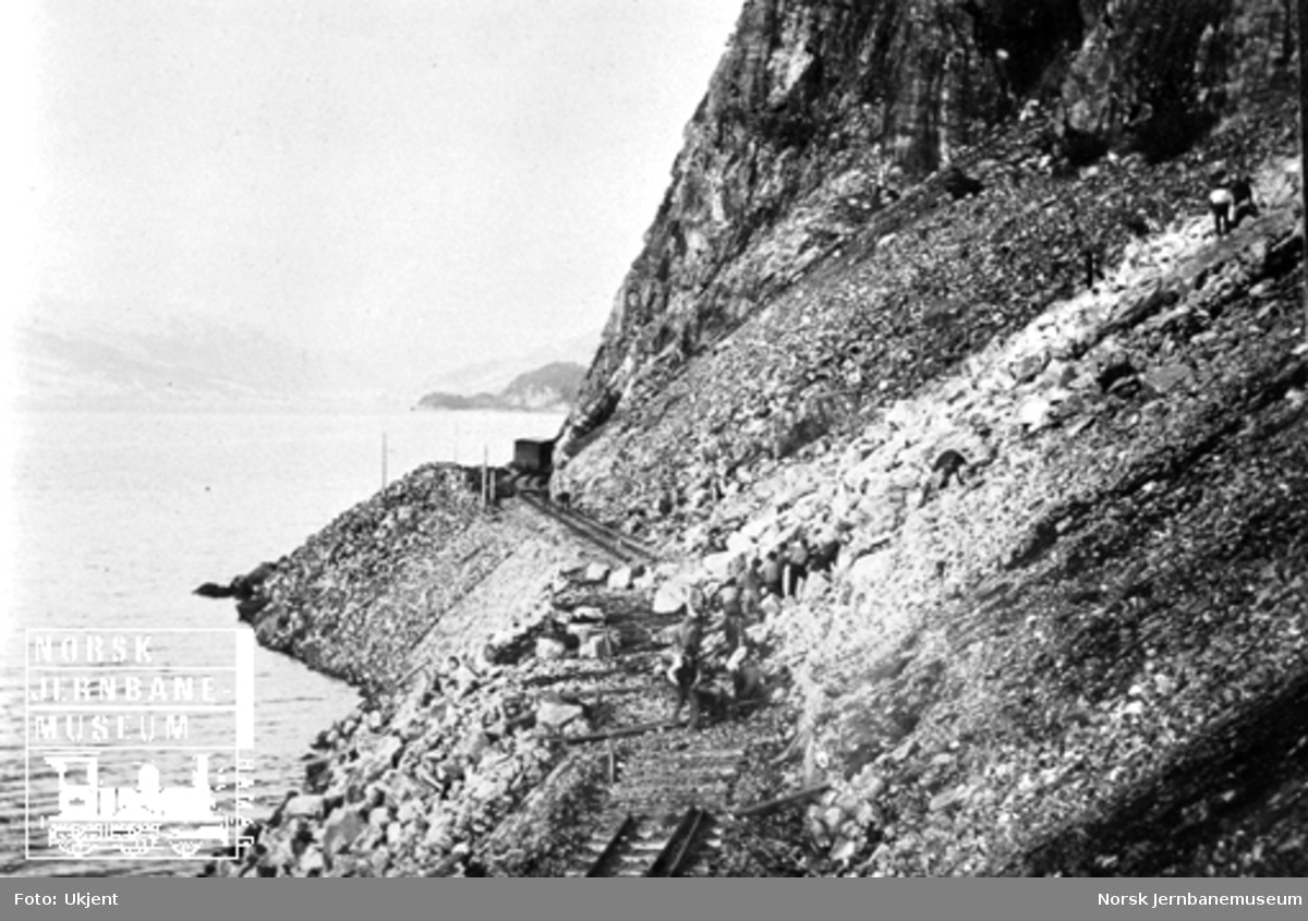 Steinras på Flekkefjordbanen