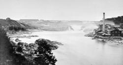 Bru over Glomma ved Sarpsfossen