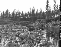 Brudd i Bergsbu dam i Brumund elv 13. mai 1925