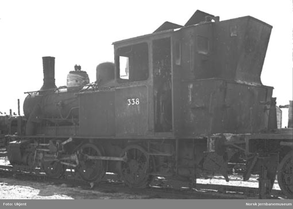 Damplokomotiv type 25b nr. 338