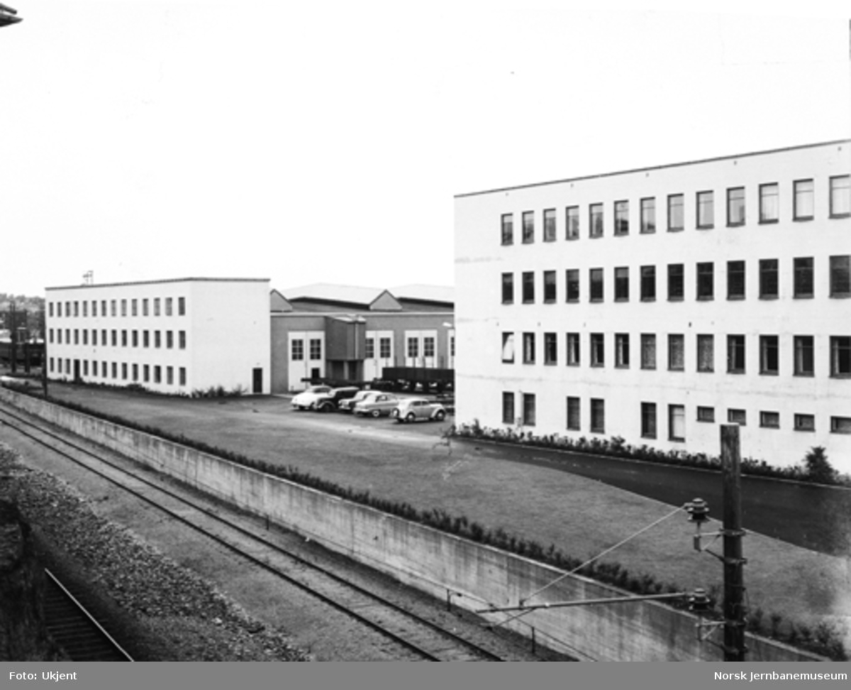 NSB Verkstedet Kvaleberg : bygningene