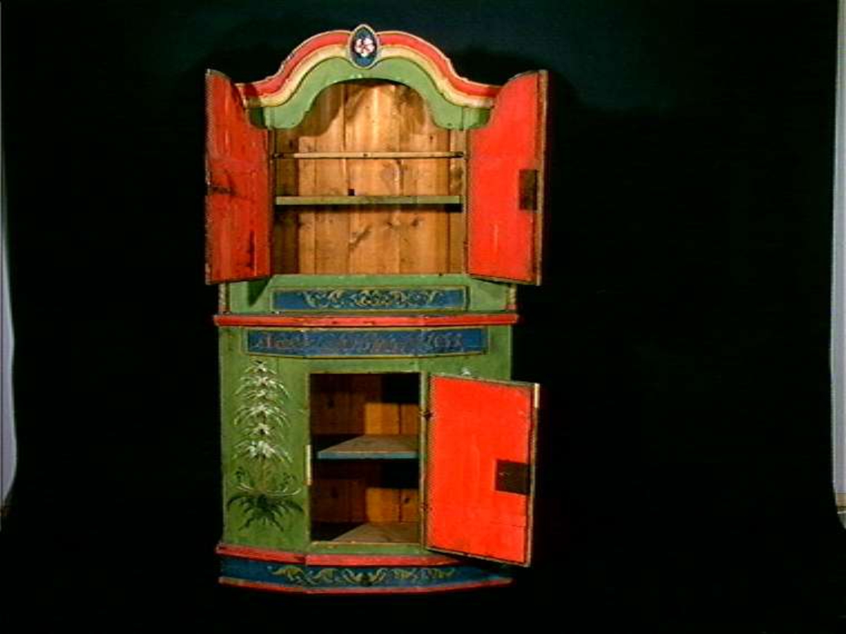 Malt av Nils Bæra (1785-1873) fra Ål, en av de to brødrene Bæra - som begge var ledende hallingmalere.