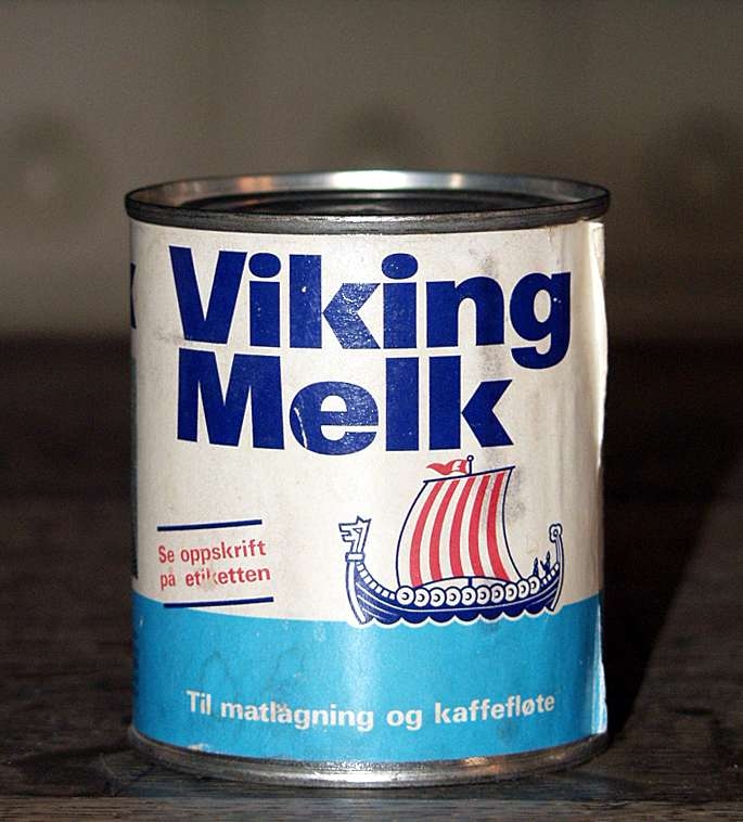 Vikingmelk, tom boks