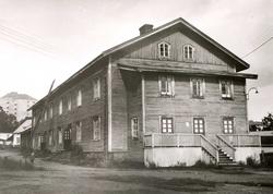 En av brakkene ved "Norska sågen", Kotka.