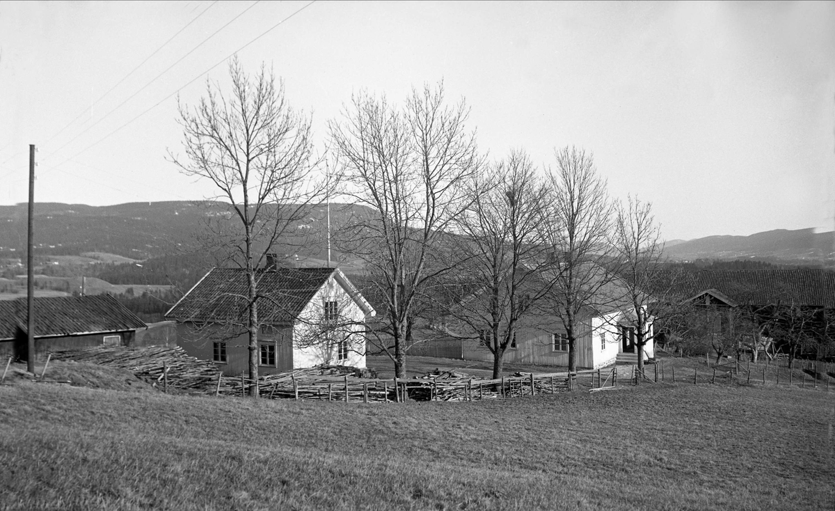 Tanum gård, Svarstad, Lardal. Fotografert 1939.