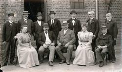 Personalalbum fra Christiania Seildugsfabrik, påbegynt i 195