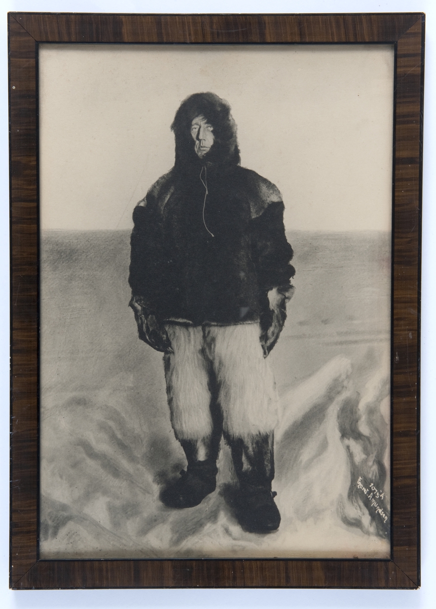 Portrett av Roald Amundsen.