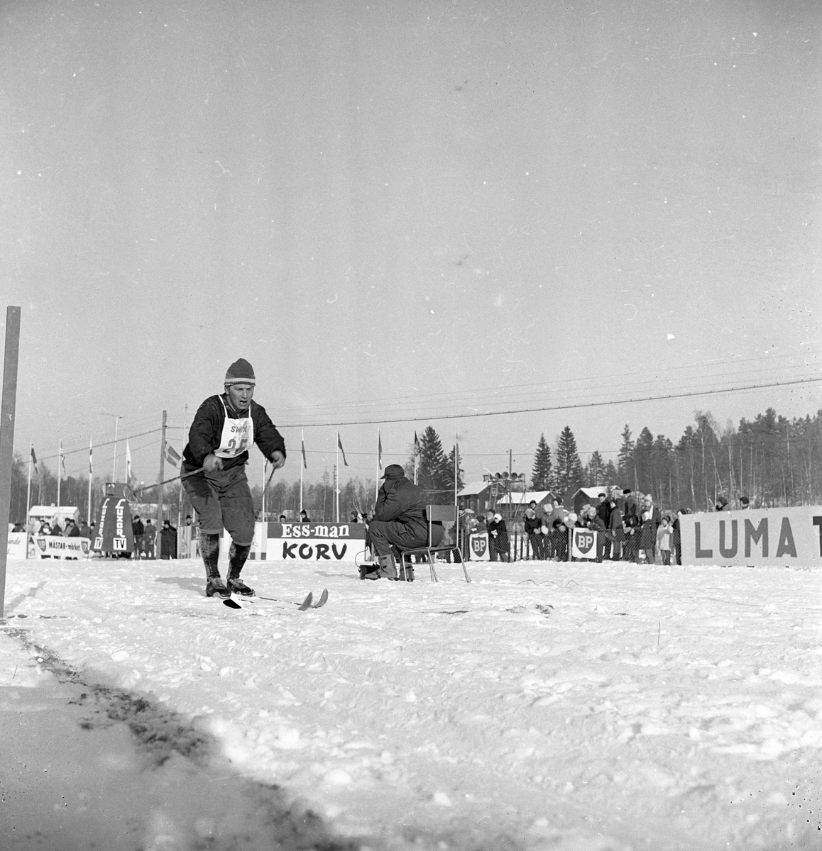 Sverige, Falun, februar 1963, Svenska Skidspelen.