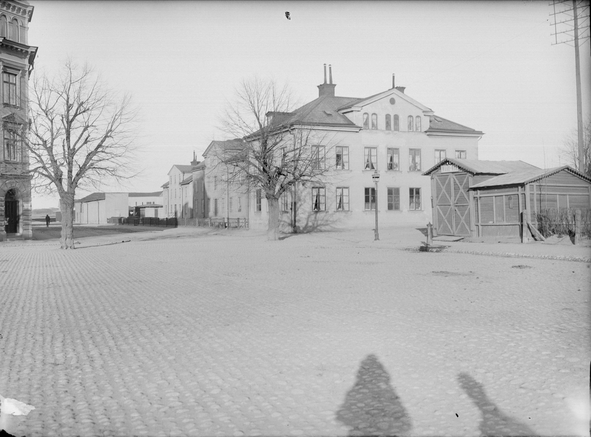 Väderkvarnsgatan från Vaksala torg, Kvarngärdet, Uppsala 1901 - 1902