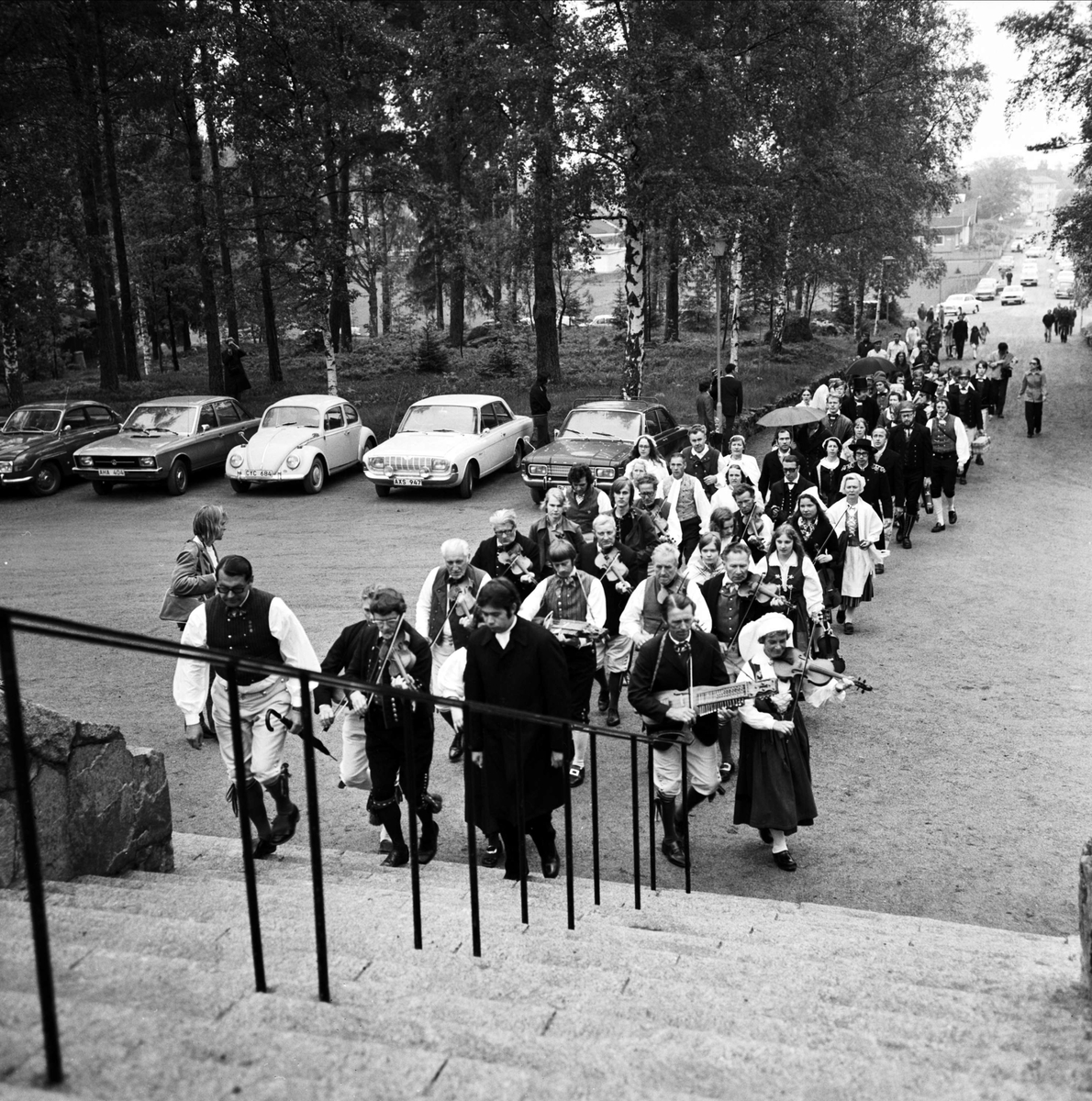 Upplandsschottisen, Nathanelskyrkan, Tierp, Uppland juni 1973