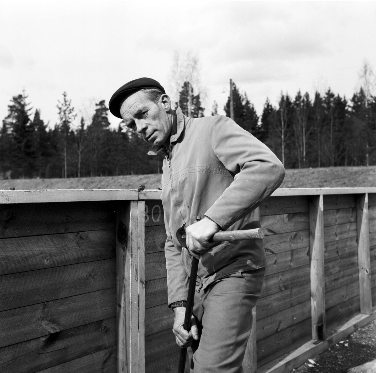 Ingvar Jansson - Vegavallens förste vaktmästare, Tierp, Uppland 1967