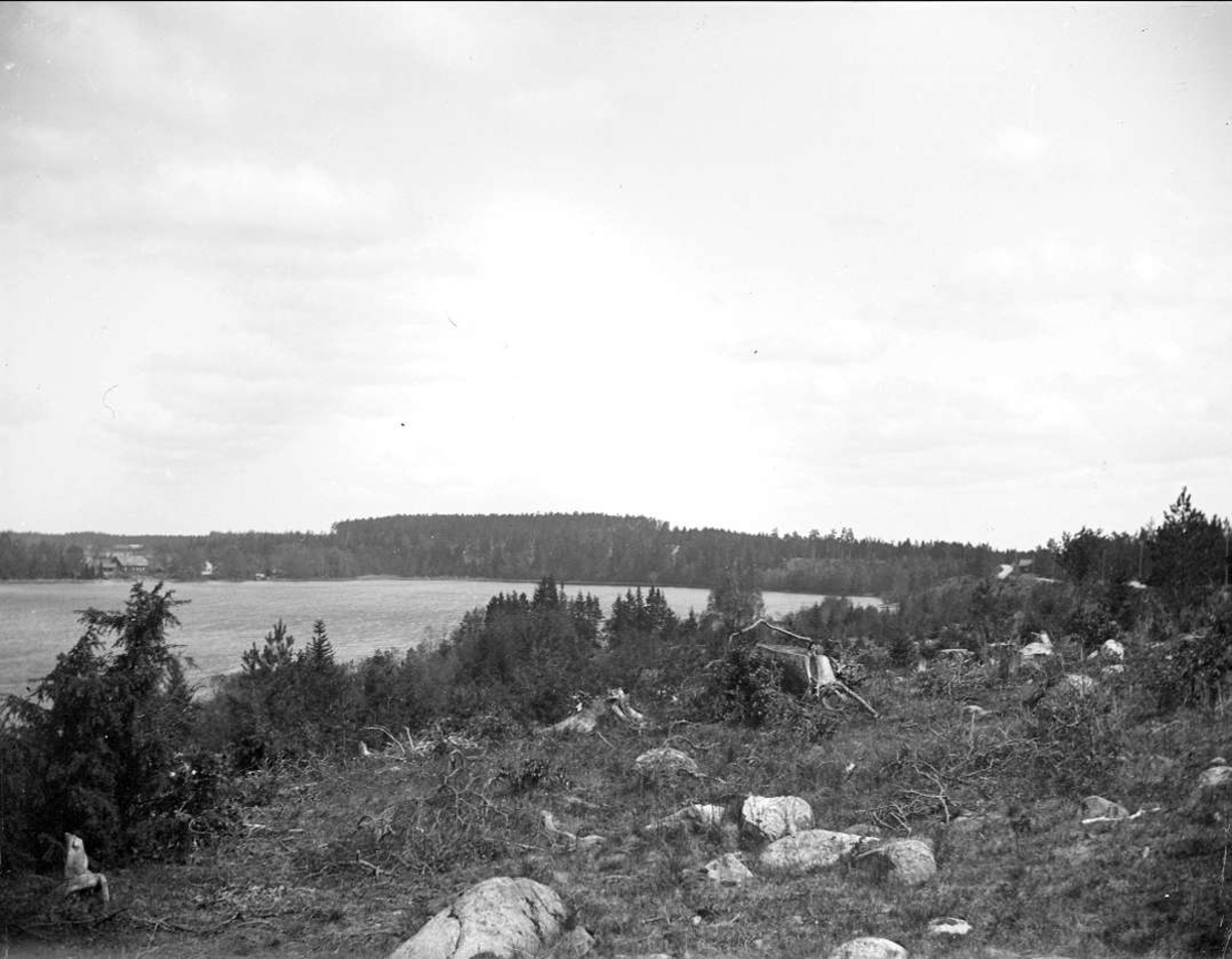 Halmsjön, Lunda socken, Uppland 1918
