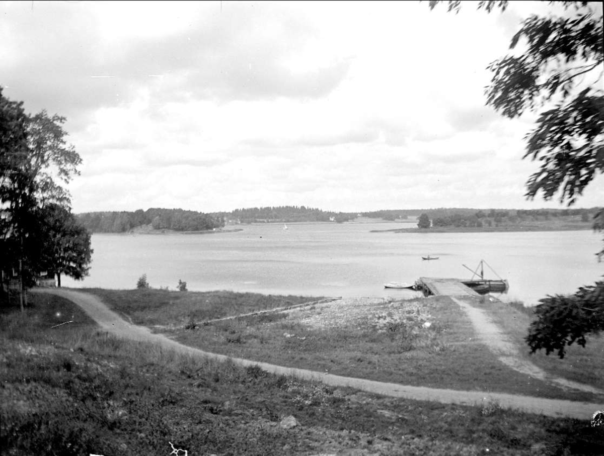 Norrtäljeviken vid Björnö, Frötuna socken, Uppland i augusti 1924